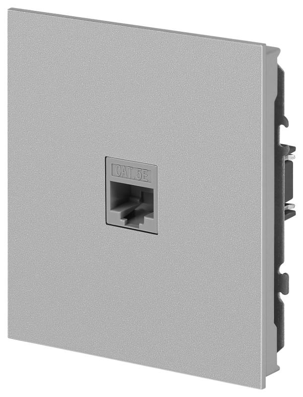 Розетка Arktik 16-3107-03 информационная RJ45 алюминий | Б0070476 | ЭРА — миниатюра 3