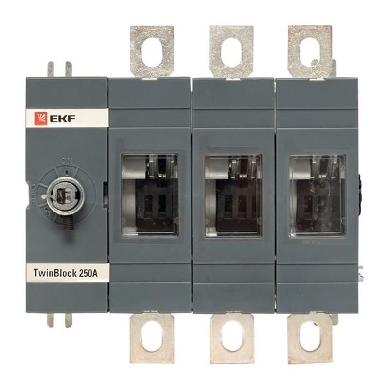 Рубильник 250A 3P без рукоятки управления TwinBlock | tb-s-250-3p | EKF — миниатюра 8