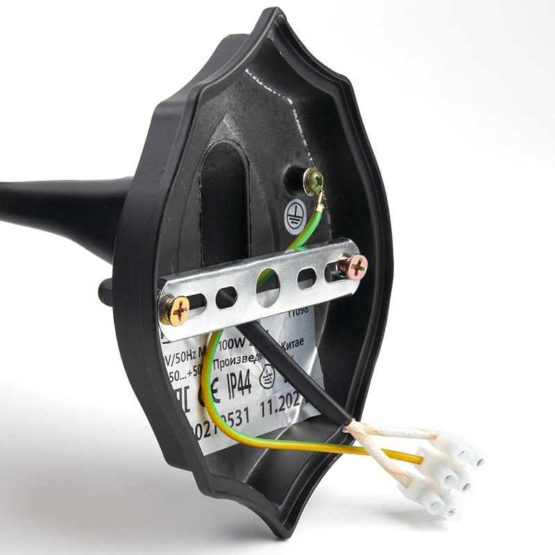 Светильник садово-парковый 8102 100W 230V E27 160*220*450мм черный | 11098 | FERON — миниатюра 5