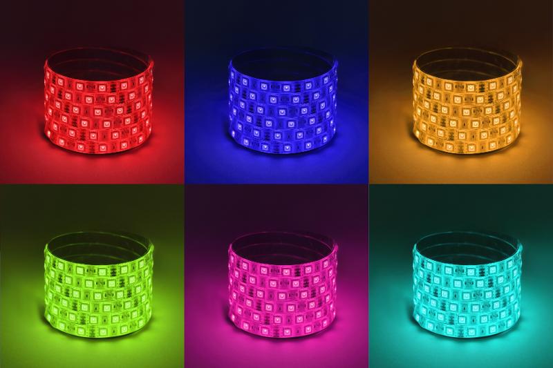 Комплект светодиодной ленты 5050kit-14,4-60-12-IP65-RGB-5m | Б0043070 | ЭРА — миниатюра 5