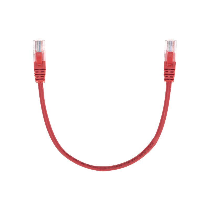 Патч-корд U/UTP, CAT 5e, RJ45-RJ45, 26AWG, LSZH, красный, 0,3м REXANT | 02-0103-03 | REXANT — REXANT