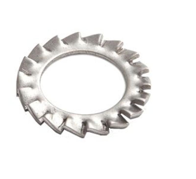 Шайба стопорная с наружными зубцами М4 DIN 6798 INOX  |shst4-INOX| EKF — EKF