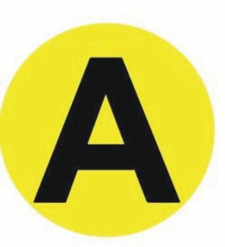 Наклейка "A" d=20mm. PROxima | an-2-9 | EKF — EKF
