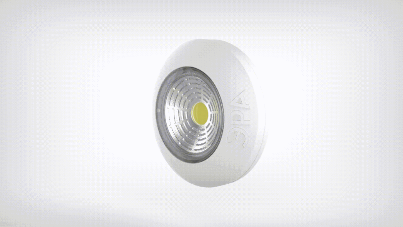 Светильник пушлайт (подсветка)  1хLED (COB) 3xAAA SB-501  Аврора белый (1 шт. в коробке) | Б0031040 | ЭРА — миниатюра 4