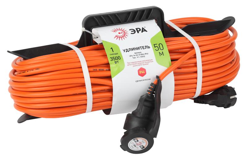 Удлинитель силовой ЭРА UPx-1-3x1.5-50m-IP44 в бухте с/з 1 гн 50м ПВС 3х1.5 | Б0046814 | ЭРА — фото 1 | Sento