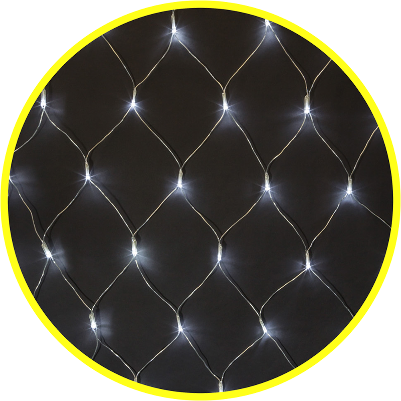 Гирлянда световая  NGF-N01-240CW-12-2x1.5m-230-TR-IP44 | 61855 | Navigator — Navigator