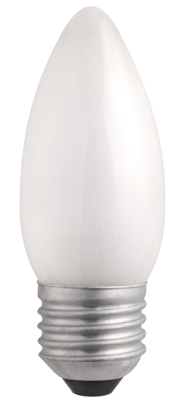 Лампа накаливания ЛОН  40Вт Е27 240В B35 frosted | 3320560 | Jazzway — Jazzway
