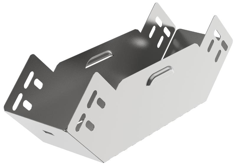 ESCA 3 Поворот верт. внутр. 90град 80х80-0,6 | ES3-PN-90-080-080-06 | IEK — миниатюра 1