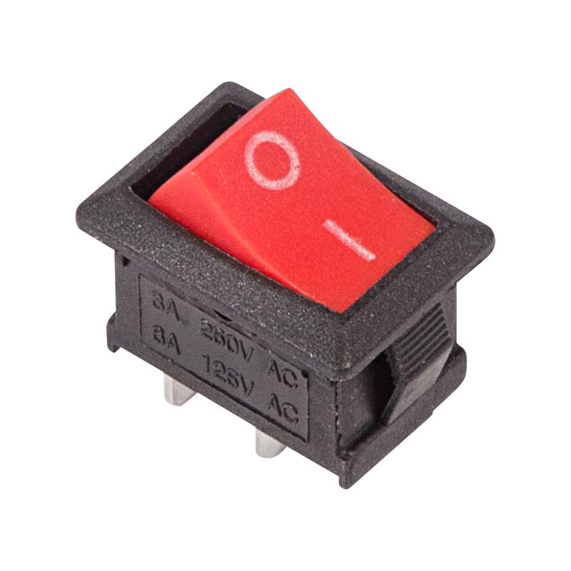 Выключатель клавишный 250V 6А (2с) ON-OFF красный Mini (RWB-201, SC-768) | 36-2111 | REXANT — REXANT