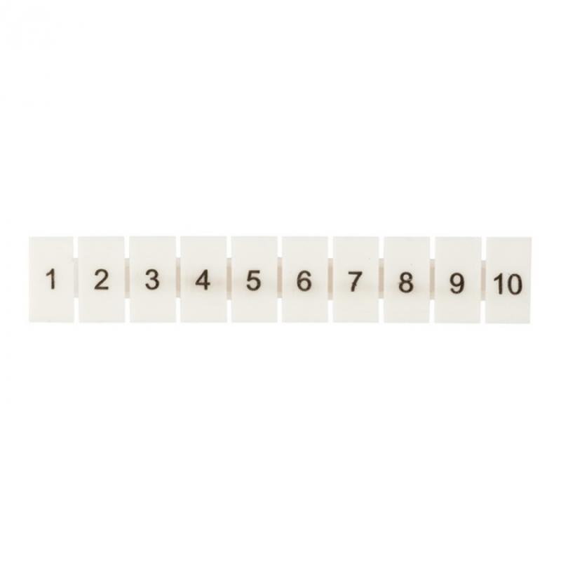 Маркеры для JXB-ST 2,5 с нумерацией 1-10 (100 шт.) EKF PROxima | zb-st-2.5-1-10 | EKF — фото 1 | Sento