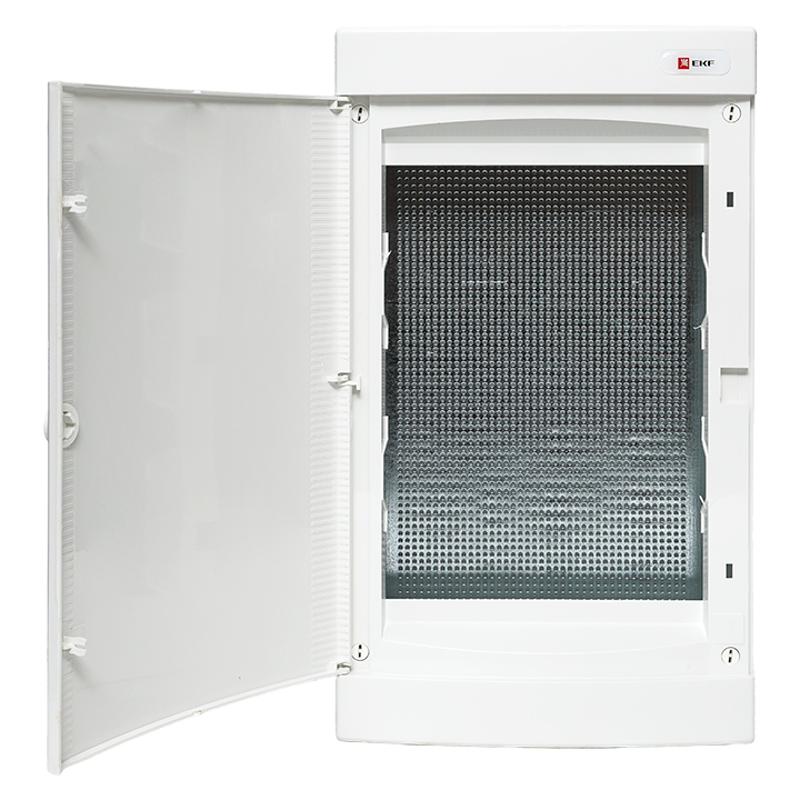 Щит слаботочный навесной "Unix" белая дверь 3 габарит 485x287x112 IP41  | ux-3m-nw | EKF — миниатюра 8