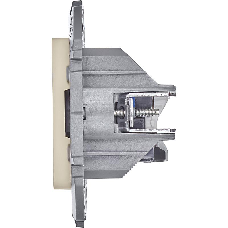 Inspiria Слоновая кость Розетка 2-ая компьютерная RJ45 С/У категория 6 UTP — миниатюра 7