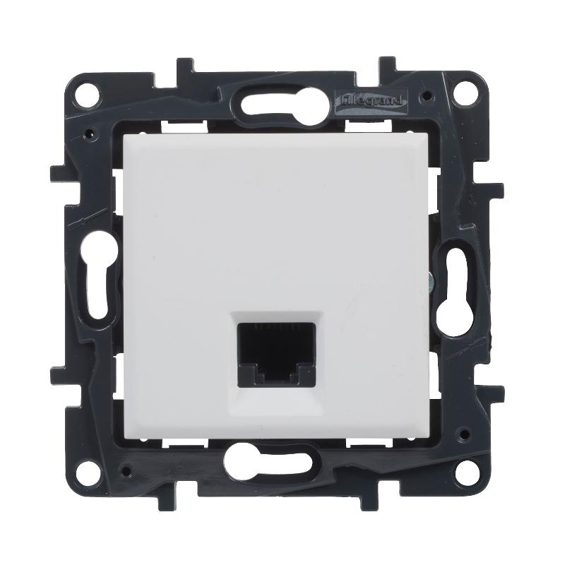 STRUCTURA Розетка комп. RJ45 кат.5Е UTP белый — миниатюра 2