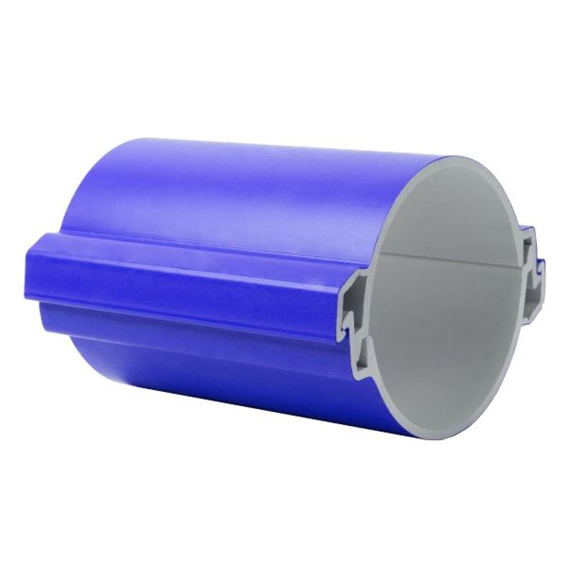 Труба гладкая разборная ПВХ 110 мм (750Н), синяя PROxima | tr-pvc-110-750-blue | EKF — EKF