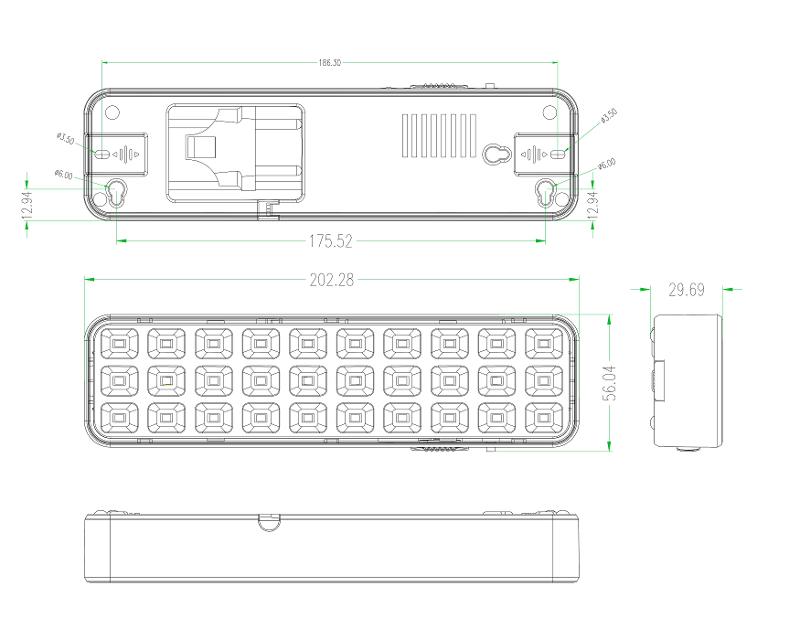 Светильник аварийного освещения непостоянный светодиодный DBA-102-0-20 30LED 5ч IP20 выход | Б0044395 | ЭРА — миниатюра 4