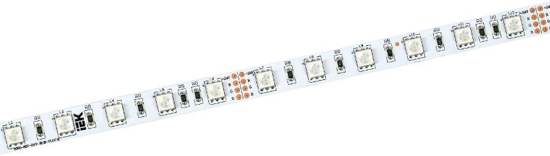 Лента светодиодная  5м LSR-5050RGB60-14,4-IP20-24В | LSR7-3-060-20-1-05-1 | IEK — IEK (ИЭК)