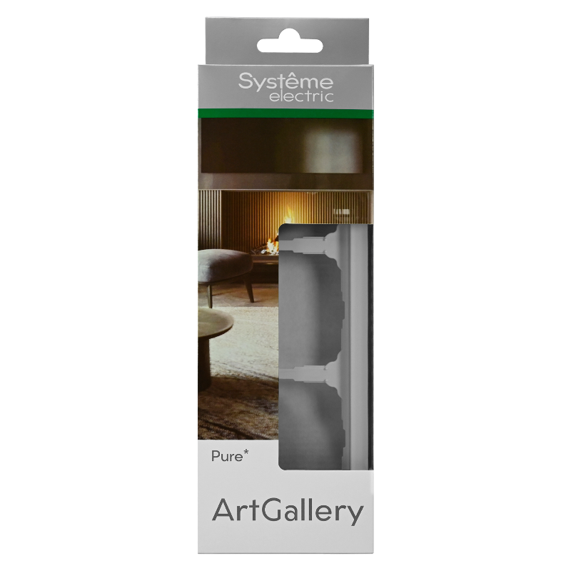 ArtGalery Pure Белый Рамка 3-постовая , МАТОВОЕ органическое стекло | GAL330103 | SE — миниатюра 3