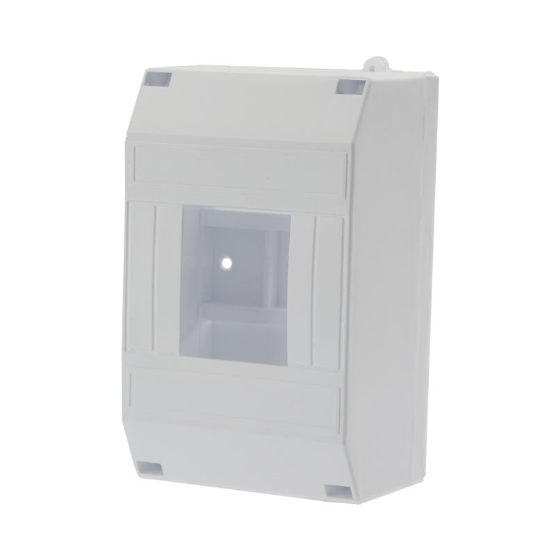 Бокс пластиковый КМПн 1/4 IP20 белый инд. штрих-код | 11-0114 | Rexant — REXANT