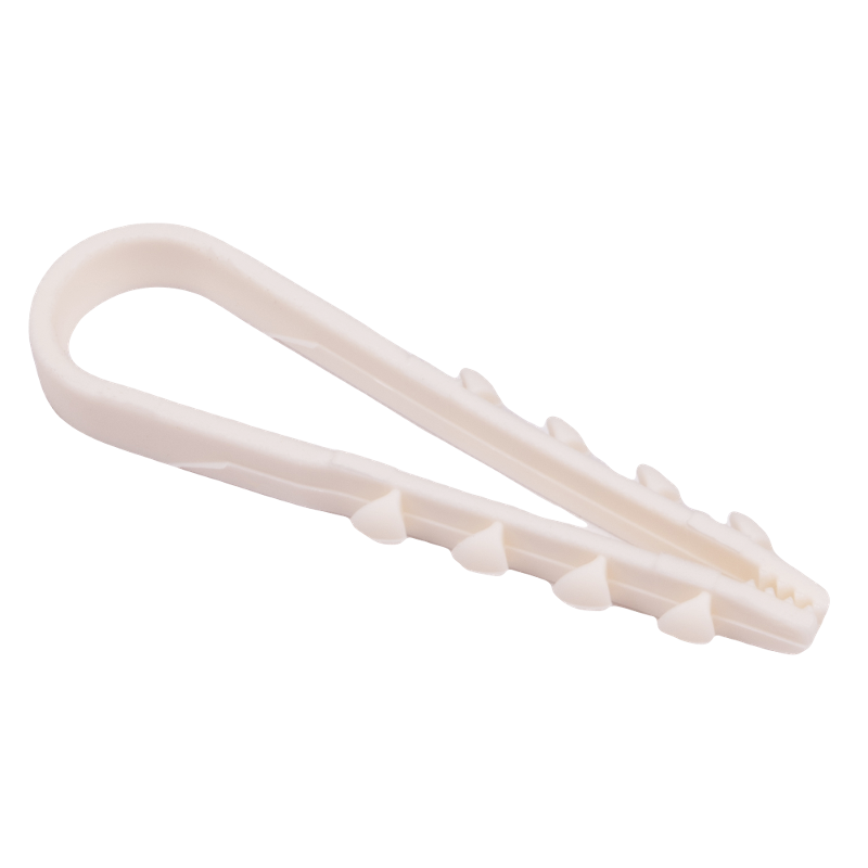 Дюбель-хомут PCD-R 05-10-45-100WH PA6.6 (100 шт/уп) | .5054783 | Jazzway — Jazzway