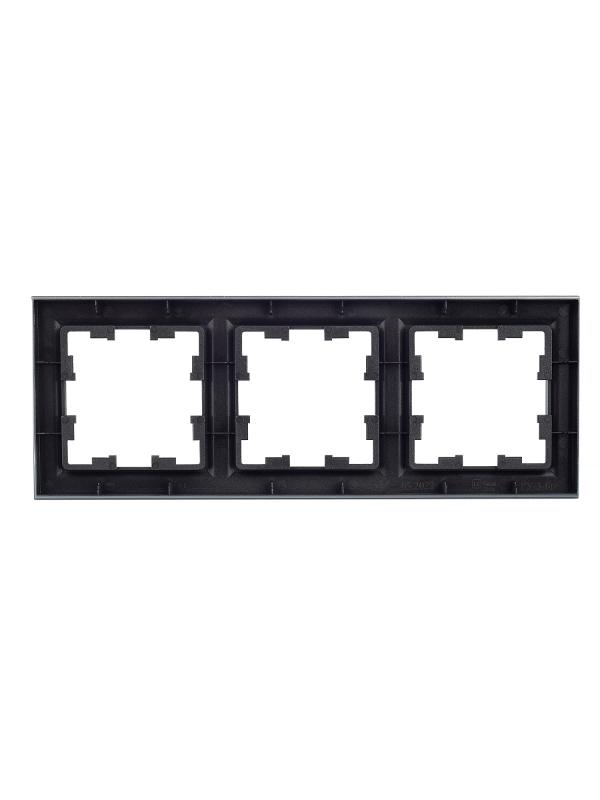 BRITE Рамка 3-ая РУ-3-БрС сталь | BR-M32-K46 | IEK — миниатюра 8