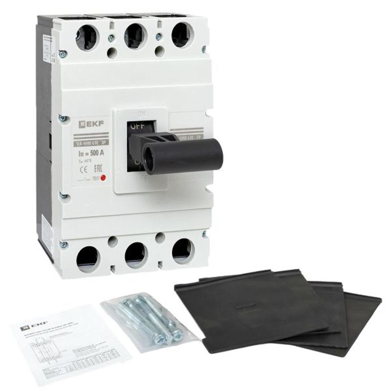 Выключатель автоматический ВА-99М 630/500А 3P 50кА EKF Basic | mccb99-630-500m | EKF — миниатюра 7