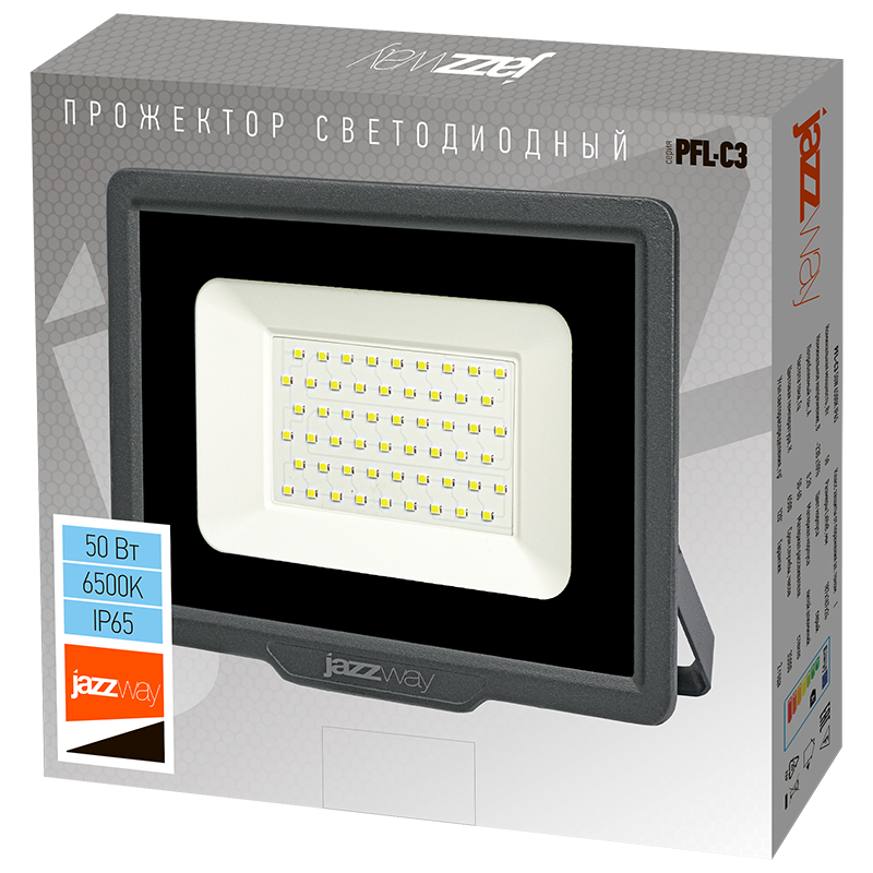 Прожектор PFL- C3 50w (compact) 6500K IP65 Jazzway арт.5023581A — миниатюра 6