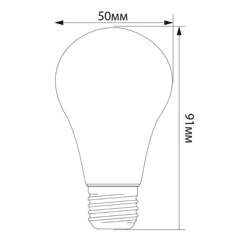 Лампа светодиодная для белт лайта LB-375 (3W) 230V E27 красный A50 | 25924 | FERON — миниатюра 7