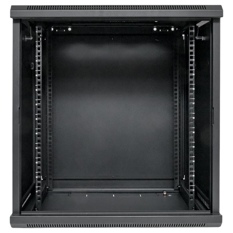 Шкаф настенный 19" TERACOM PRO 12U 600х450 мм дверь стеклянная с замком-ручкой чёрный | TRP-WLL-1264-40B | EKF — миниатюра 8