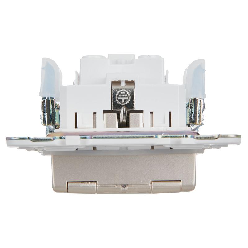 SKANDY Розетка з/к/ш кр. 16А IP44 SK-R11Sh шампань | SK-R16-16-44-K37 | IEK — миниатюра 5