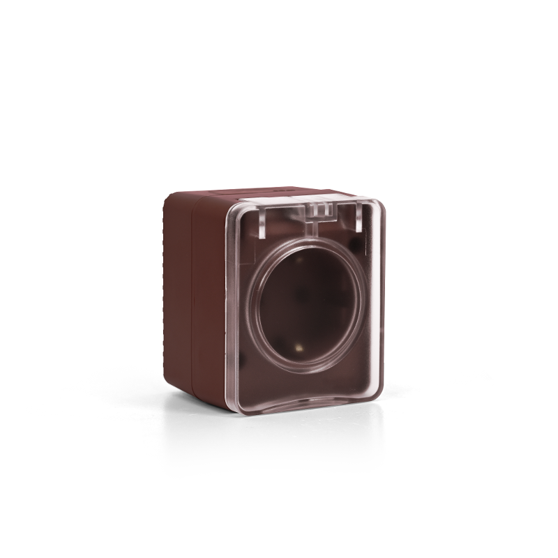 AtlasDesign Profi54 Коричневый О/У Розетка с заземлением со шторками 16А 250В | ATN546045 | SE — миниатюра 4