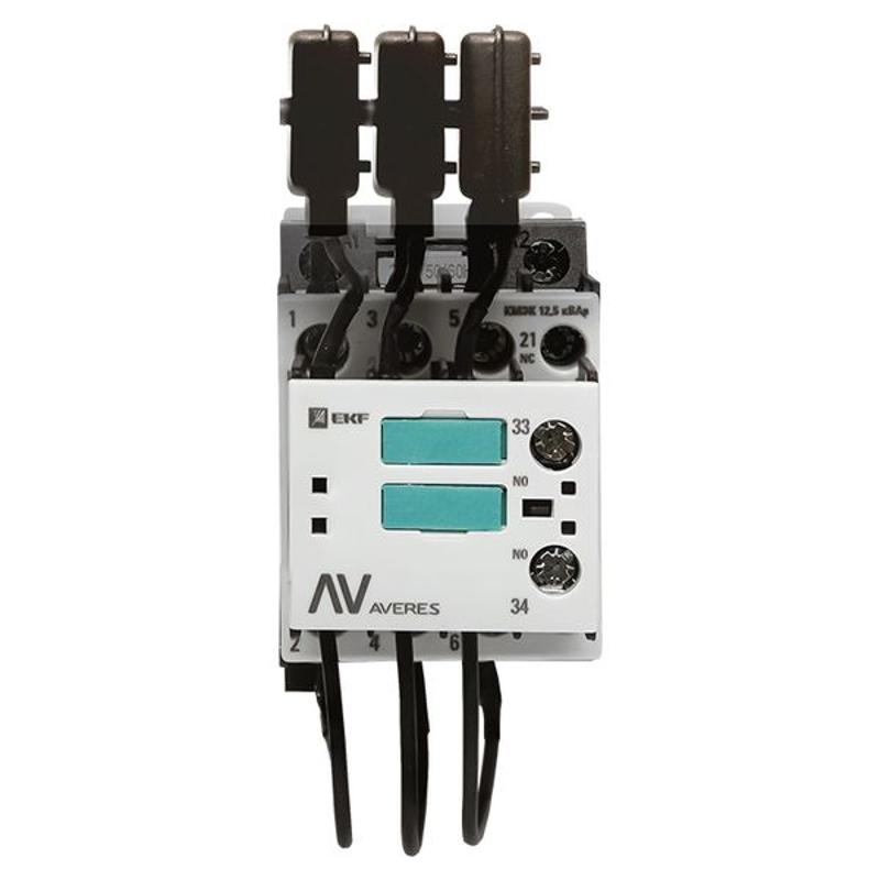 Контактор для конденсатора КМЭК 12,5 кВАр 230В 1NО+1NC AVERES | ctrk-s-18-12,5-230-av | EKF — миниатюра 11