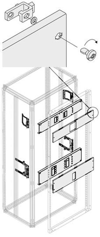 Комплект гор.XT2 3/4P PLUG мотор.W=600мм|1STQ007784A0000 | ABB — ABB