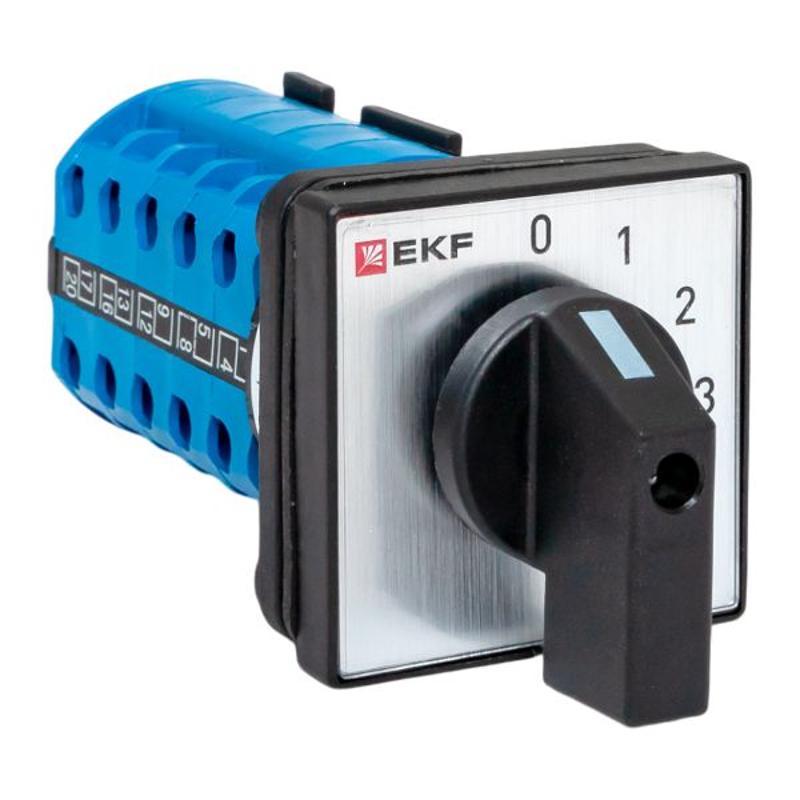 Переключатель кулачковый ПК-1-103 10А 3P «0-1-2-3» IP65 | pk-1-103-10-65 | EKF — миниатюра 1