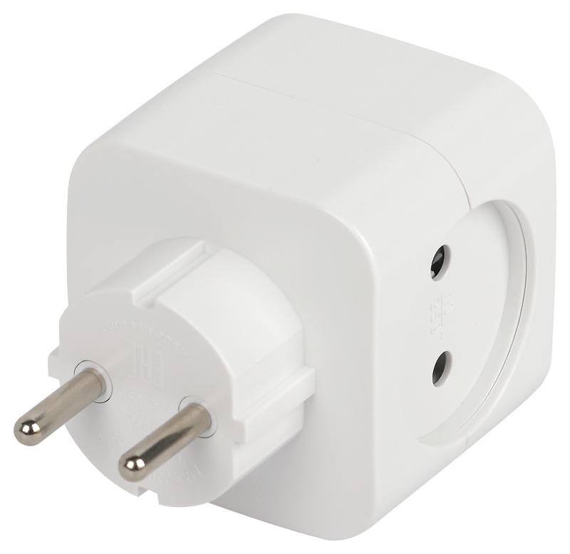 Разветвитель электрический ЭРА SP-2-USB-W на 2 розетки + 2xUSB 2400mA, без заземл 10А (белый)  | Б0049531 | ЭРА — миниатюра 5