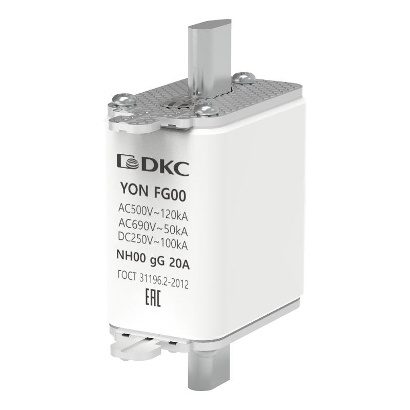 Предохранитель YON ножевого типа FG00 с одинарной индикацией 20А | 1FG00-0020 | DKC — DKC (ДКС)