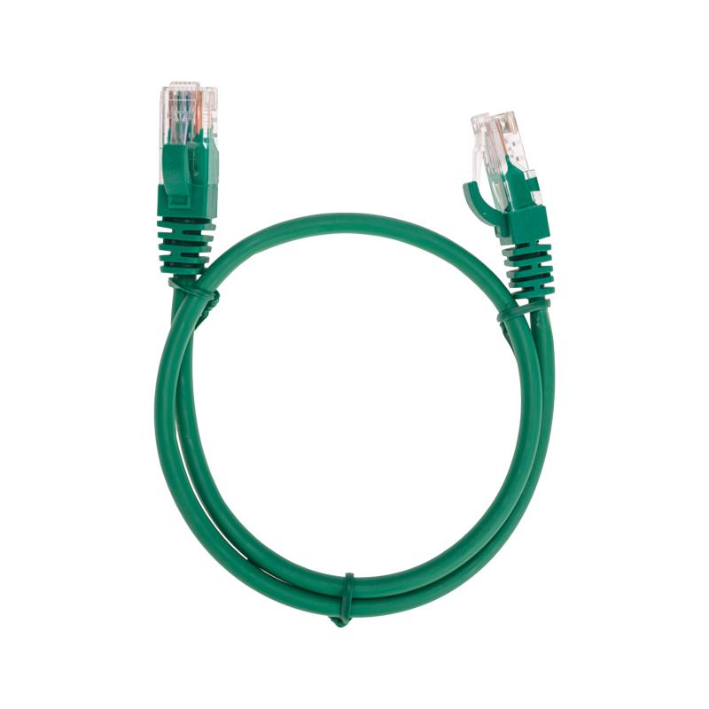 Патч-корд U/UTP, CAT 5e, RJ45-RJ45, 26AWG, LSZH, зеленый, 0,5м REXANT | 02-0106-05 | REXANT — фото 1 | Sento