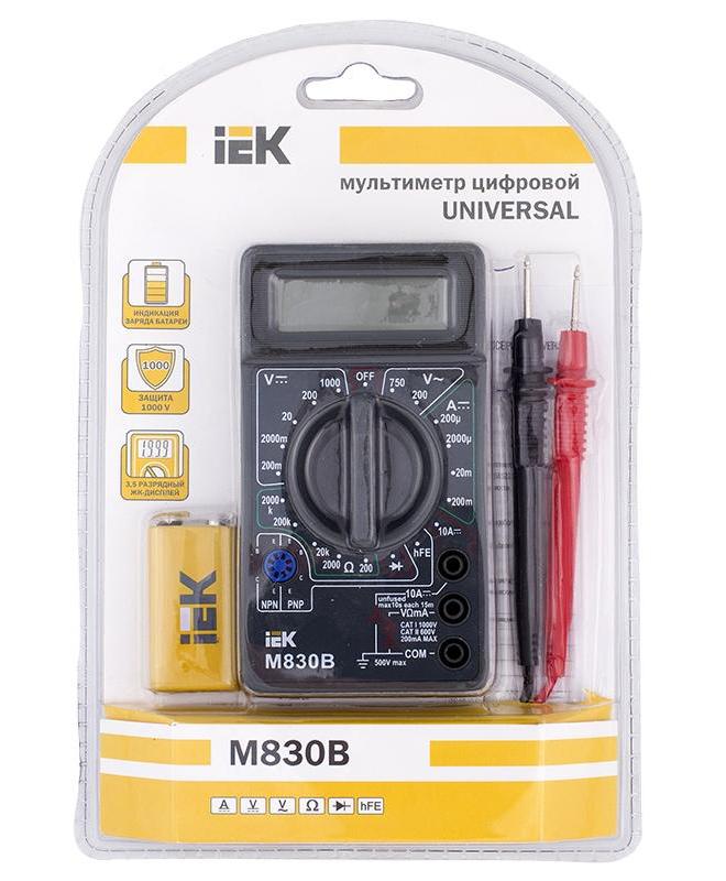 Мультиметр цифровой  Universal M830B  | TMD-2B-830 | IEK — миниатюра 2