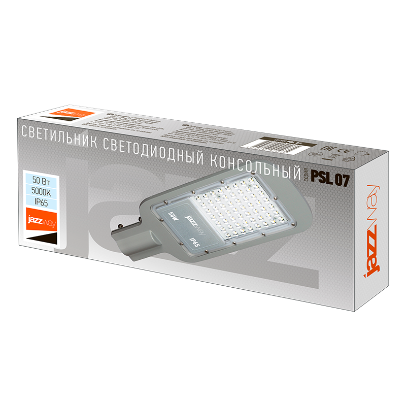 Светильник светодиодный уличный консольный PSL 07 50w 5000K IP65 (3г.гар) | .5041059 | Jazzway — миниатюра 6