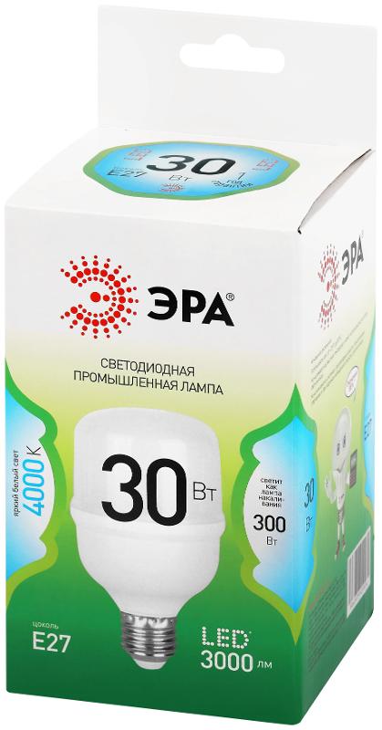 Лампа светодиодная  GREEN LINE LED POWER T70-30W-840-E27 GL Е27 30 Вт колокол яркий белый свет | Б0067068 | ЭРА — миниатюра 5