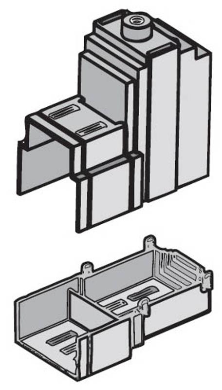 Комплект клеммных крышек OZXB5K комплект = 3 крышки | C1SCA022283R8040 | ABB — миниатюра 2