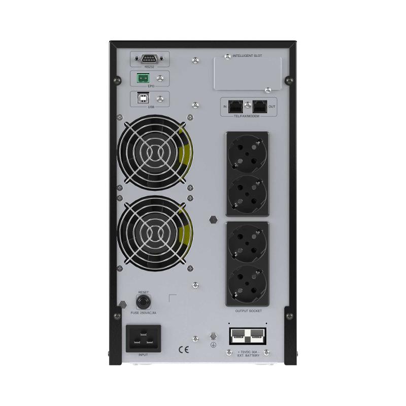 Онлайн ИБП, Small Tower, 3000VA/2700W, 4xSchuko, USB, без АКБ | SMALLT3A0PS | DKC — миниатюра 4