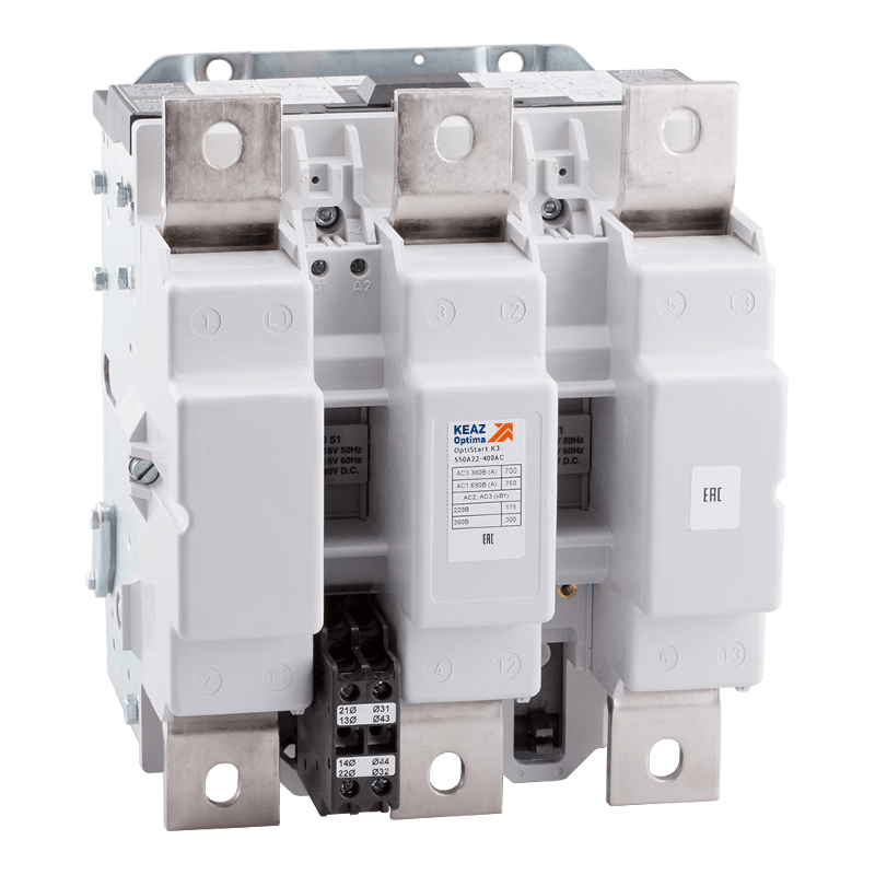 Контактор OptiStart K3-860A22-400AC | 116983 | КЭАЗ — фото 1 | Sento