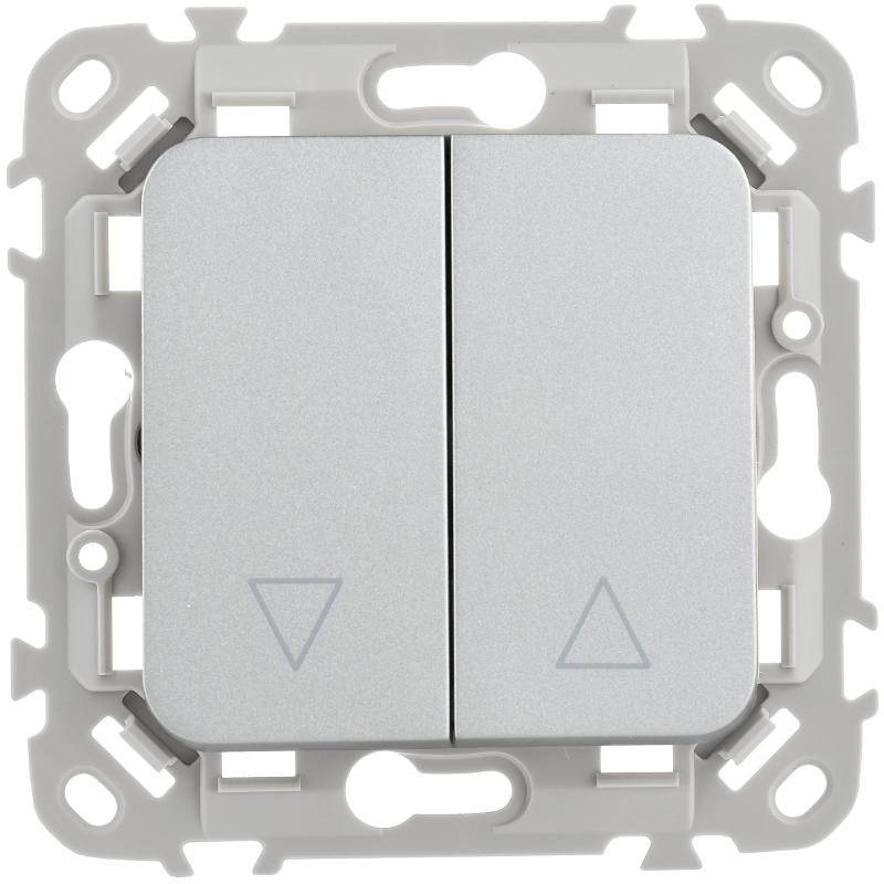 FLITE Выключатель жалюзи 10А ВЖ52-2-0-ФлА алюминий | FI-V15-0-10-1-K47 | IEK — миниатюра 2