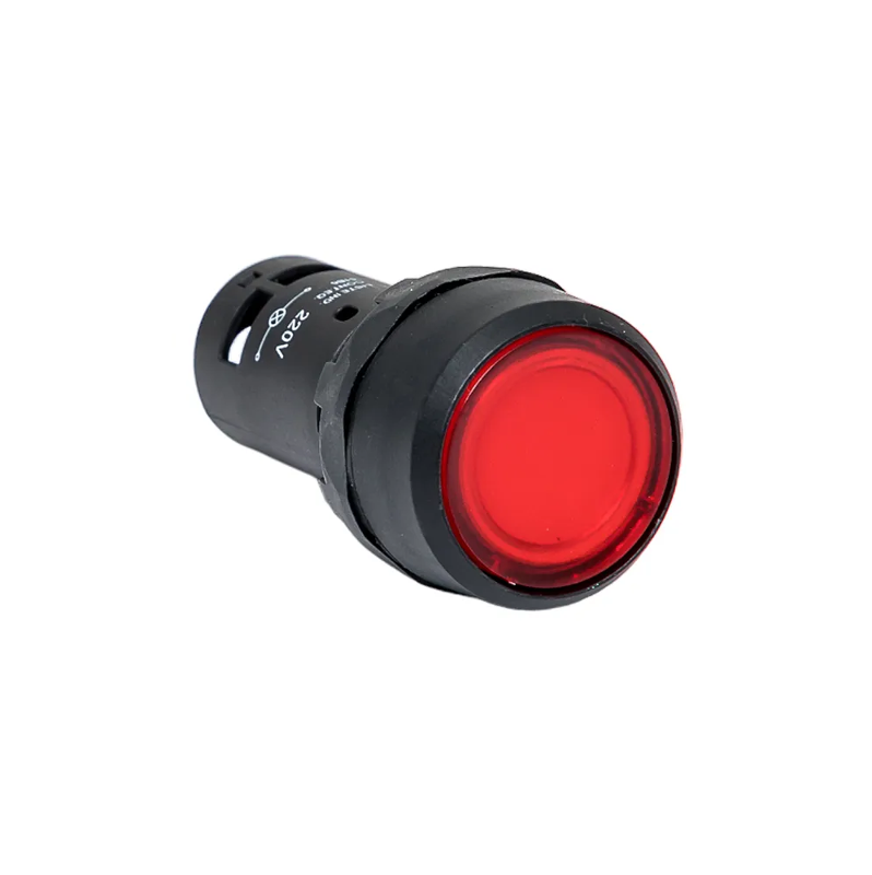 Кнопка с фиксацией с подсветкой OptiSignal Compact D22 C7-PHL-B401 красная 1НЗ 24 В AC/DC XB7NJ04B2 | 362106 | КЭАЗ — КЭАЗ (Курский электроаппаратный завод)