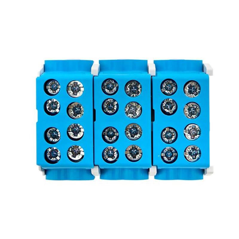 Клемма распределительная КСР с двойным винтом 2x25/2x16 синяя PROxima | ksr-2.25-2.16-blue | EKF — миниатюра 20