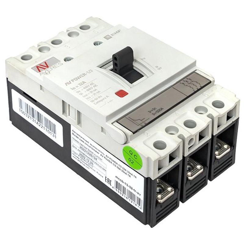 Выключатель автоматический AV POWER-1/3 32А 35kA TR | mccb-13-32-TR-av | EKF — миниатюра 14