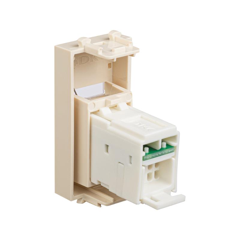 Компьютерная розетка "Ванильная дымка" "Avanti" RJ-45 модульная, кат. 6, 1 мод | 4405291 | DKC — миниатюра 7