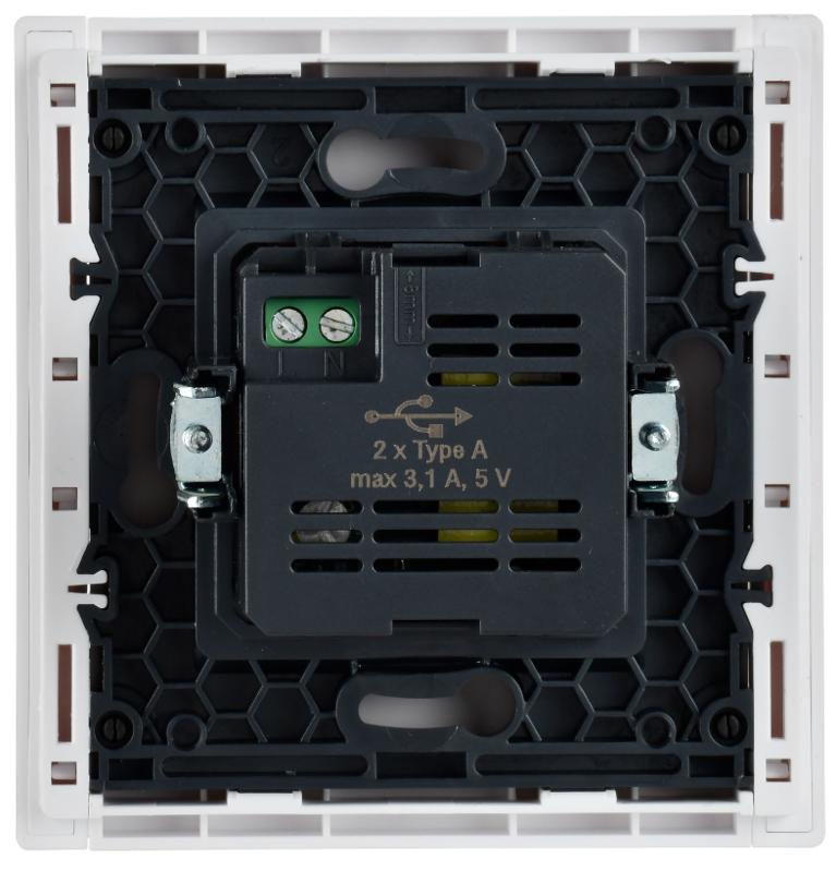 FORTE&PIANO Розетка USB A+A 3,1А FP249 белый | FP-U21-D31-K01 | IEK — миниатюра 3