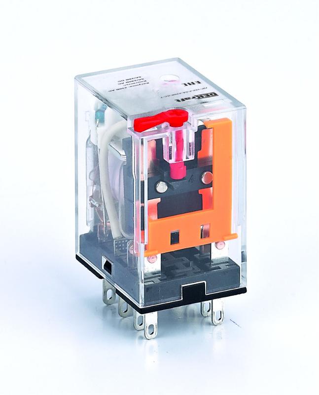 Реле промежуточное ПР-102 2 конт. с LED инд. и TEST функ. 5А 230В AC ПР-102 | 23865DEK | DEKraft — DEKraft