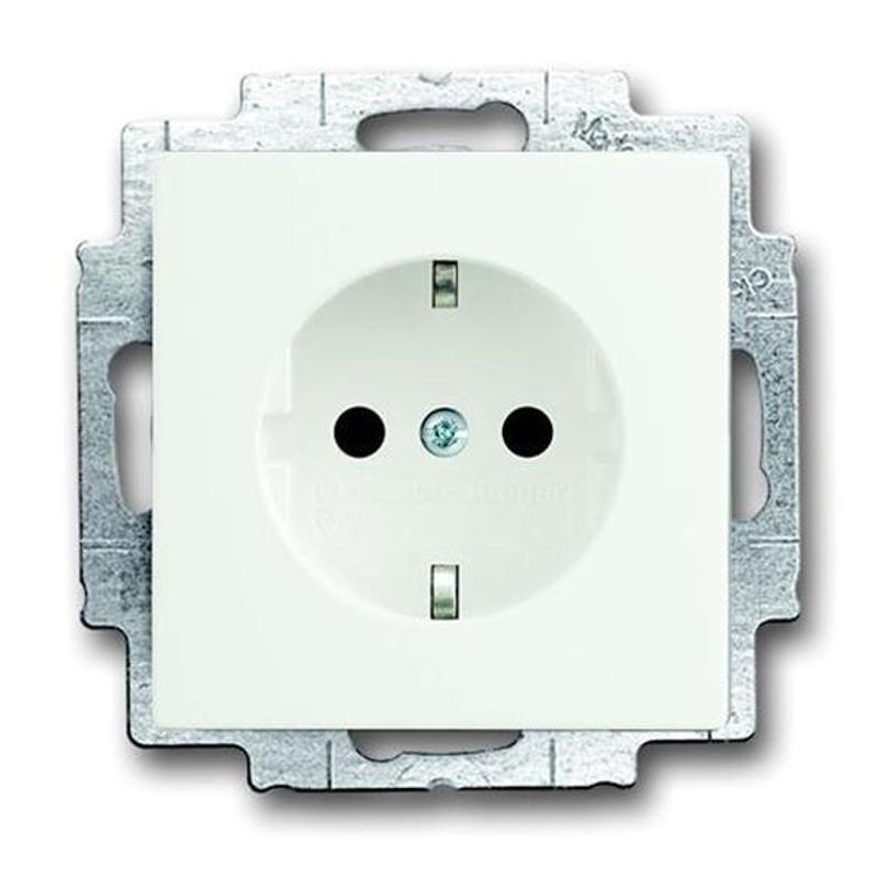 Розетка SCHUKO 16А 250В, с LED подсветкой, future/solo, белый бархат | 2013-0-5326  | 2CKA002013A5326 | ABB — ABB